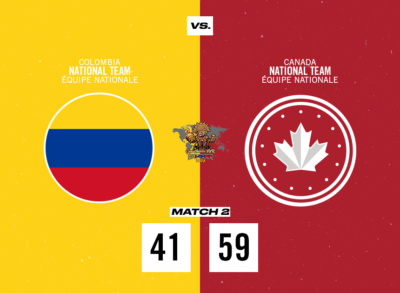 Le Canada bat la Colombie 59-41 dans le deuxième match du Championnat des Amériques