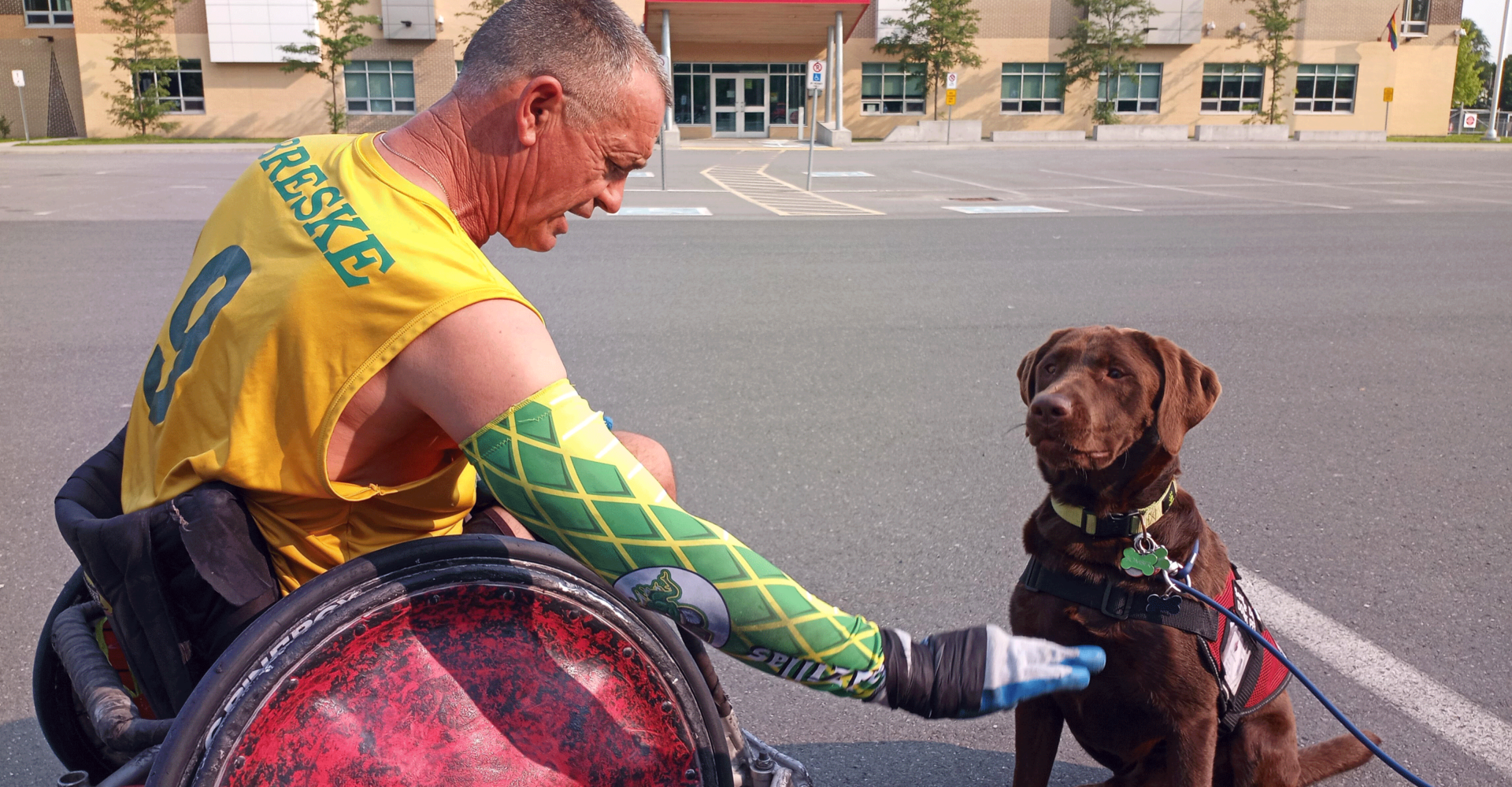 La communauté de Quadzillas et du rugby en fauteuil roulant pour Mike Breske
